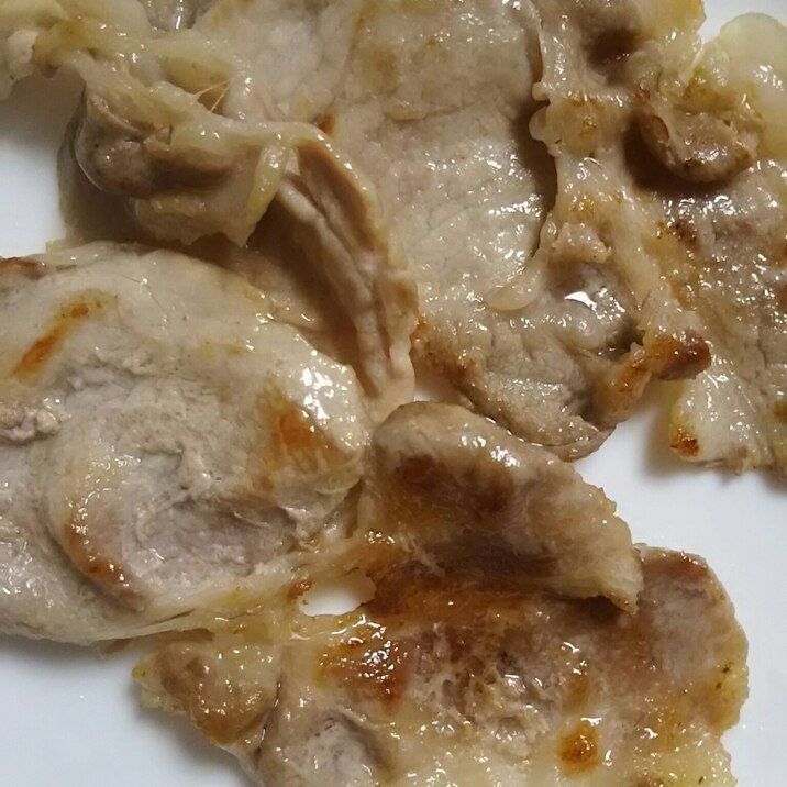 豚肉の塩焼き(^^)